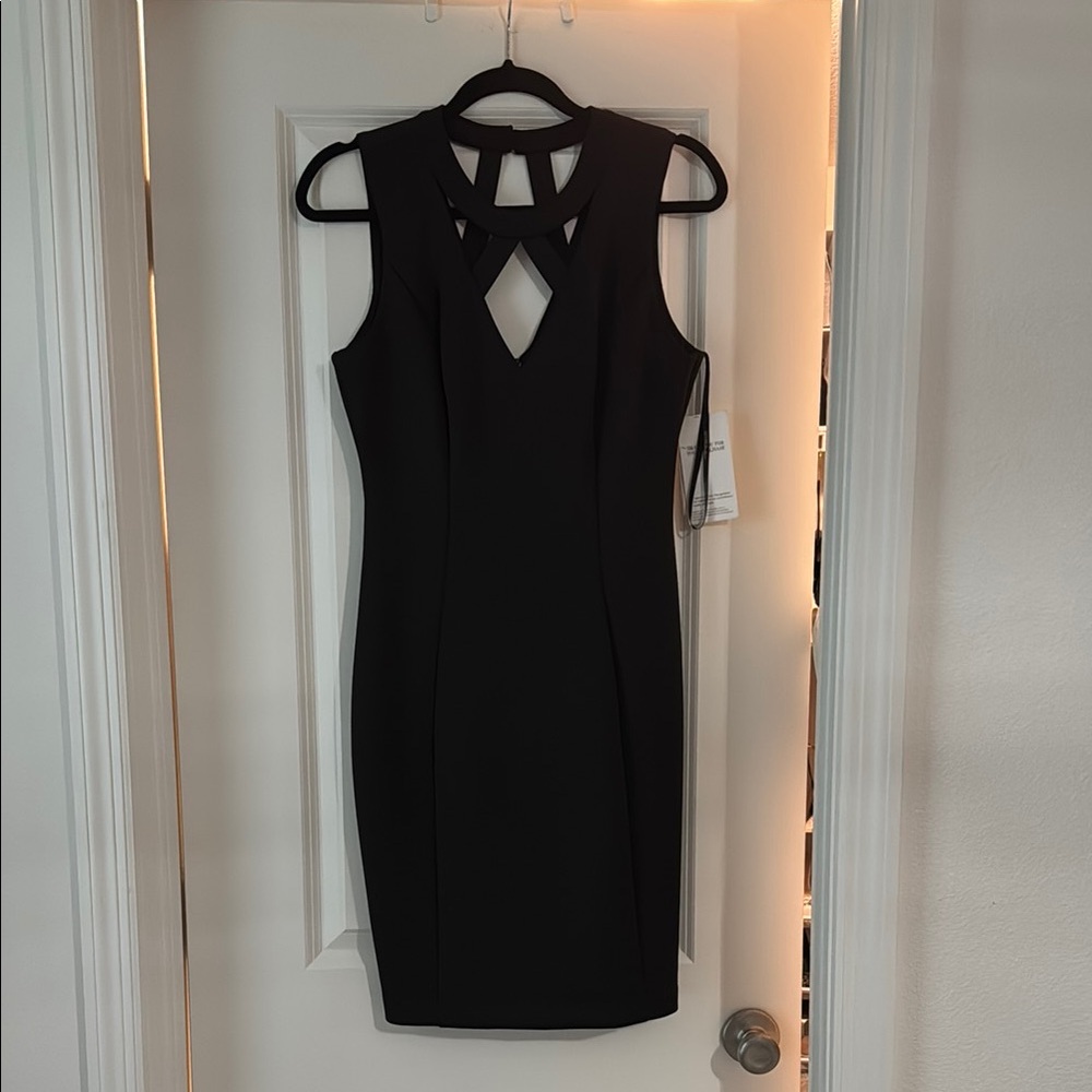 Elegant Black Sleeveless Dress